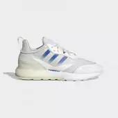 trainers adidas zx 2k boost 2.0 white blue logo